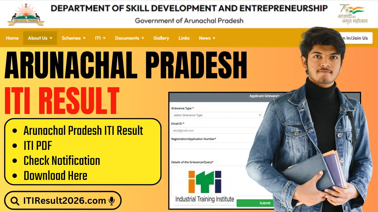 Arunachal Pradesh ITI Result