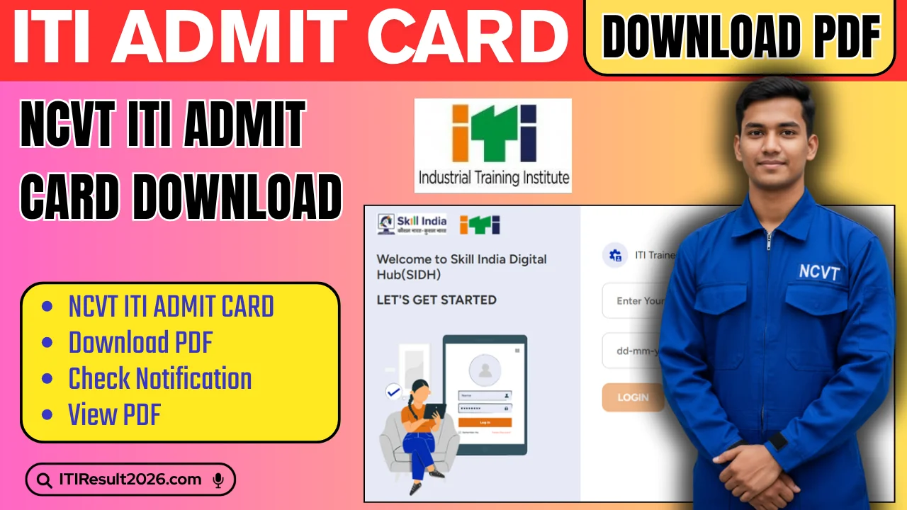 NCVT ITI Admit Card